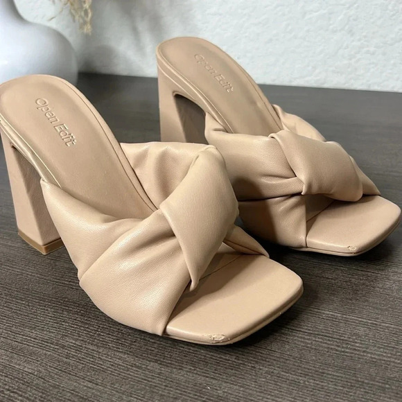 Open Edit Saydee Sandals Beige - Picture 6 of 17